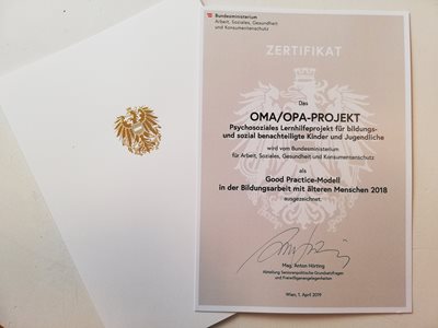 OMA/OPA-Projekt ausgezeichnet